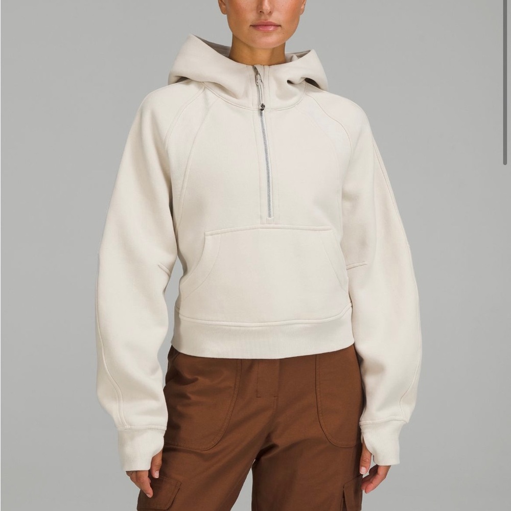 Scuba Oversized Half Zip Hoodie